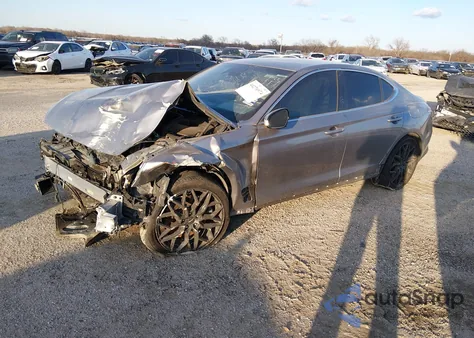 2022 Genesis G70 3.3T Rwd из США, поврежденный, VIN KMTG54TE2NU094480